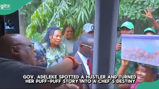 Osun Governor Adeleke offers street puff puff seller role as chef after public encounter