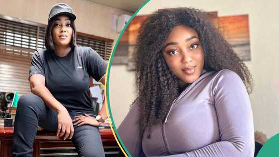Peggy Ovire arrests man for allegedly stealing generator parts, others on movie set, video sparks reactions