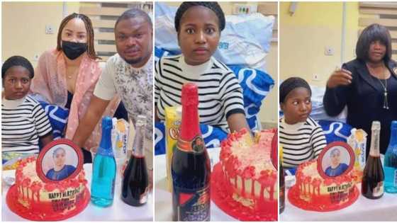 Comedienne Ada Jesus surrounded by well-wishers as she celebrates birthday in hospital, Nigerians react