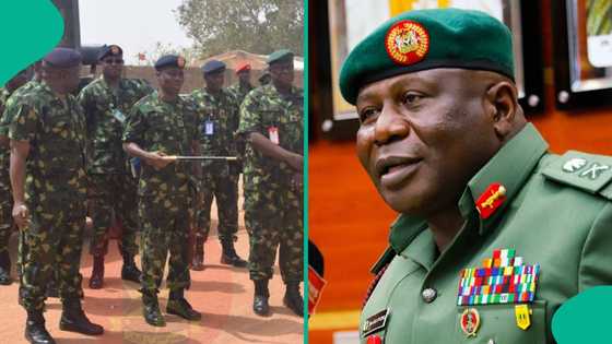 Photos and video emerge as armed soldiers block ex-military men from protesting in Abuja