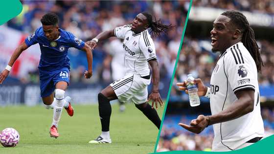 Calvin Bassey reacts after Estevao Willian embarrassed him with sublime skill