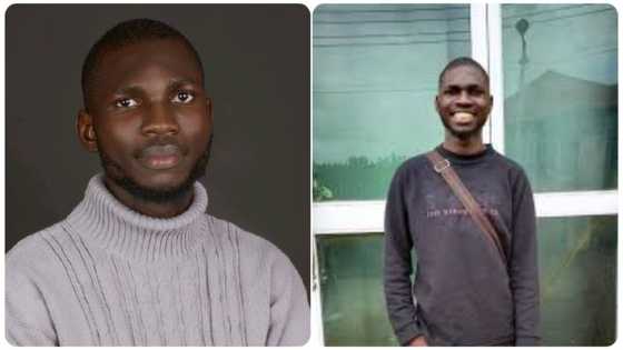Young tailor gets first class from university, opens up about merging his survival with education
