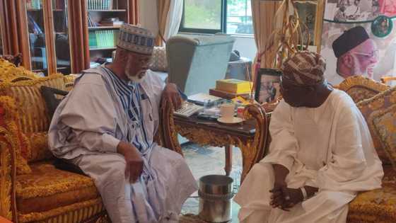 Obasanjo speaks on special presidential candidate as he visits Abdulsalami, Babangida in Niger