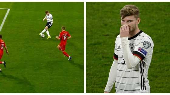 Chelsea’s Timo Werner misses sitter as Germany suffer shock loss to North Macedonia