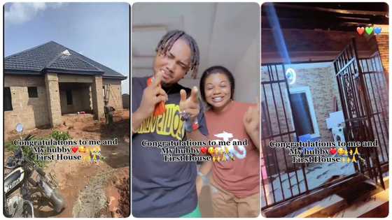 “E go better for me”: Nigerian lady builds house with husband, shows its beautiful interior