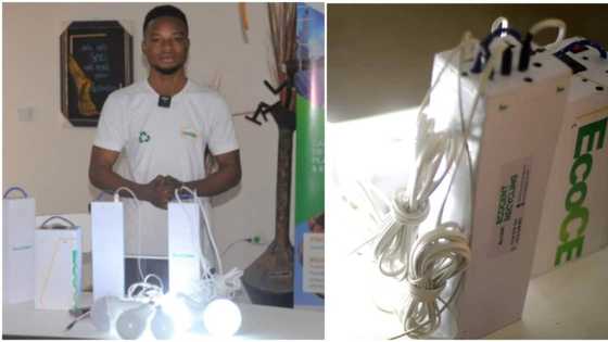 Robert Nsoh: Young engineer builds power bank for laptops, phones, light bulbs, photos emerge