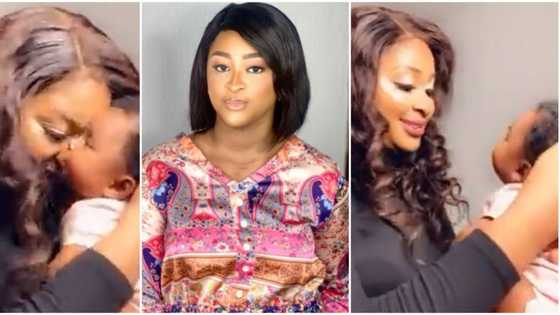 Actress Etinosa discovers extra talent as she sings to her beautiful daughter
