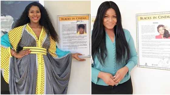 Actresses Stephanie Linus and Omotola Jalade get special recognition for their contribution to the movie industry