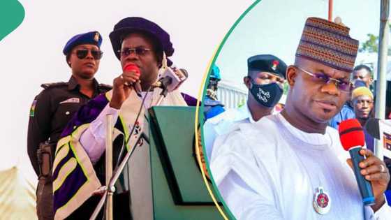 BREAKING: Yahaya Bello reacts, sends message to Tinubu as EFCC storms his Abuja home