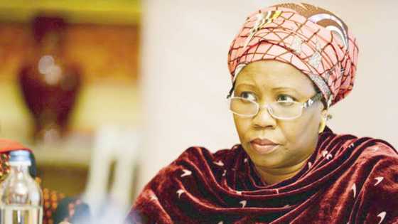 Yanzu-Yanzu: Ministan Shugaba Buhari Ta Yanke Jiki Ta Faɗi a Wurin Taro