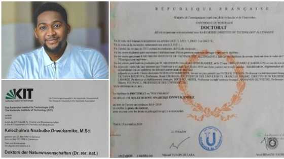 Nigerian man mocked by his chemistry teacher bags 2 PhDs from foreign universities 12 years later, many react