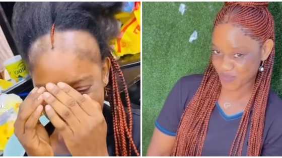 "Allow your front hair": Reactions to video of lady with no edges getting braids