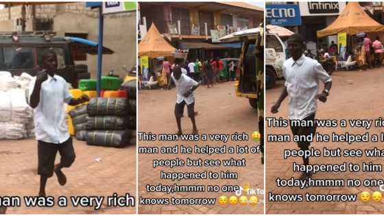 “Somebody Did This”: Rich Man Runs Mad, Spotted Dancing in the Market, Video Makes People Emotional