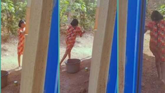"I have caught you red-handed": Man catches sister in backyard, threatens to expose her in video