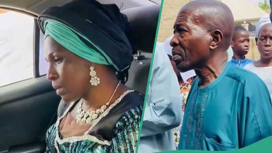 Nigerian lady gifts house to parents makes it unexpected by asking them to dress up to represent her