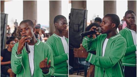 This is talent: Kid chess player discovered under Oshodi Bridge shows cool singing skills, video stuns many
