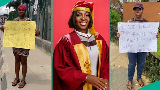 UNILAG student who publicly begged for school fees finally graduates, celebrates convocation