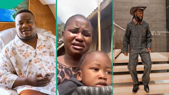 Burna Boy reacts as Cubana CP's alleged baby mama cried out over living condition: "Damage control"