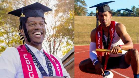 Young man who won medals as athlete in school celebrates bagging his first degree, shares photos