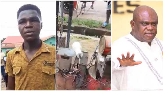 "It uses crude oil": Nigerian youth builds power plant, set to travel abroad for studies under OPM scholarship
