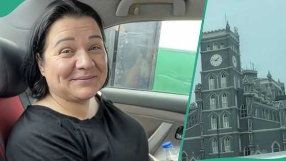 “I am afraid”: Nigerian man brings his oyinbo wife to Lagos for the first time, she reacts