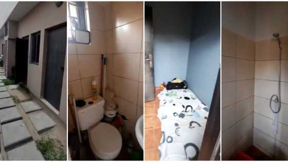 Na gateman house be this: Nigerians react to video of small Lagos apartment with no kitchen rented for N600k