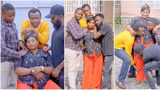 "I'm very happy": Woman marries brother-in-law & 2 other men, says they can never cheat on her