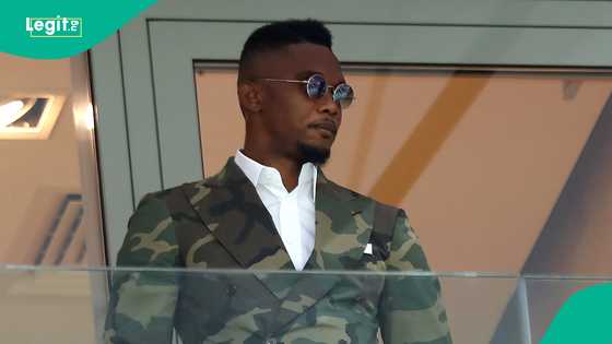 Barcelona legend Samuel Eto’o shows class, welcomes Nigeria football team in trending video