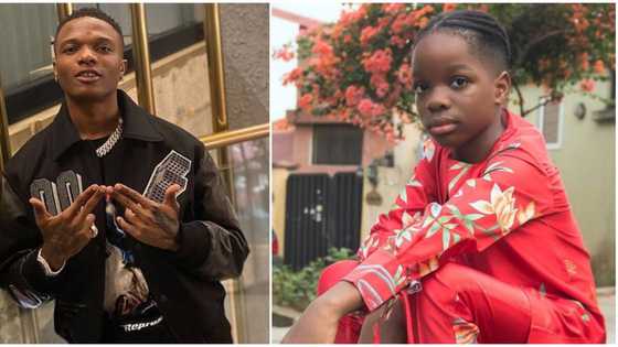 No one is above blocking, Wizkid's 9-year-old son Bolu speaks articulately in video, Nigerians are impressed