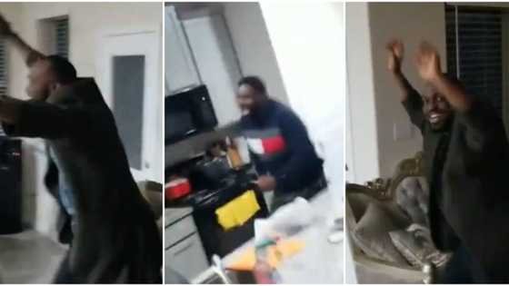 Hilarious video shows Nigerians in USA shouting Up NEPA after power outage is restored