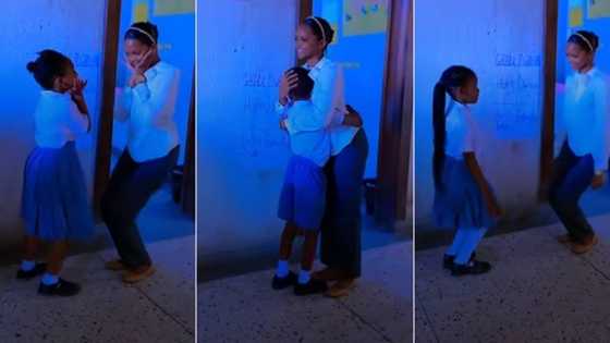 "The boys prefer hugs": Teacher gives her pupils grand welcome as they arrive school, video melts hearts