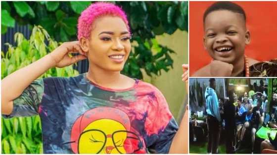 BBNaija Housemates sing and dance as they celebrate Beatrice's son who turned new age