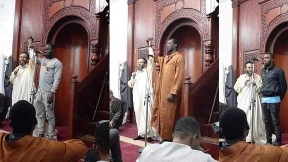 Hotunan wasu ƴan Nigeria da suka sake karɓar addinin musulunci a Libya