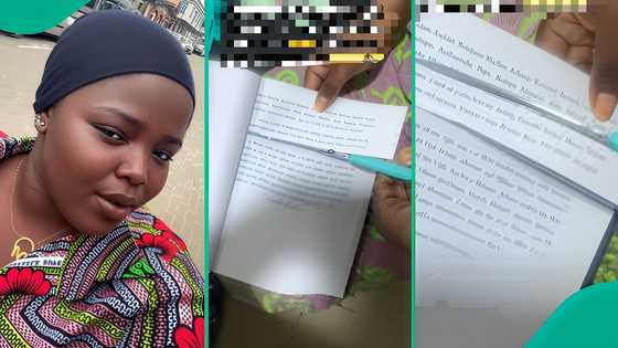 "Na him sponsor me?" Lady erases boyfriend’s name from final year project after painful split