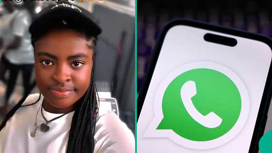 Lady checks her 10-year-old sister’s phone, displays WhatsApp messages she saw, people react