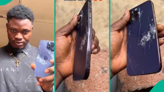 Man pressing his iPhone 14 Pro Max during church service shares what usher allegedly did to phone