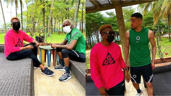 Top Nigerian music act visits Super Eagles camp as Nigeria prepare for AFCON showdown against Benin, Lesotho