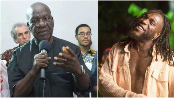 Burna Boy's Grandfather Speaks on Singer Winning the Grammy, Claimed his Prediction came True