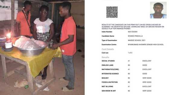 Girl who sells food for her family to survive clears WAEC results with 3 A1's, needs support for university