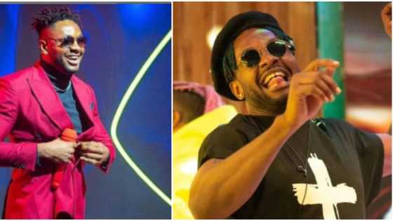 BBNaija: A golden reaction by Cross after mum flew in from Canada to surprise him at the finale