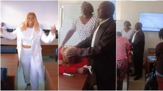 "That doesn't mean": Mixed reactions as parents lay hands and pray for daughter doing forex in video