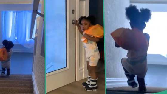 "So dramatic": Drama as little girl packs her bag and leaves home after mum told her to clean up