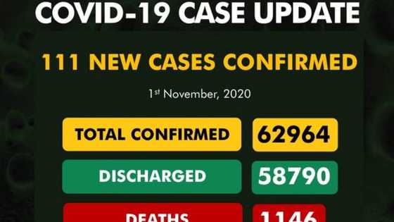 Yan Najeriya 111 suka kamu da cutar COVID-19, 115 aka sallama ranar Lahadi