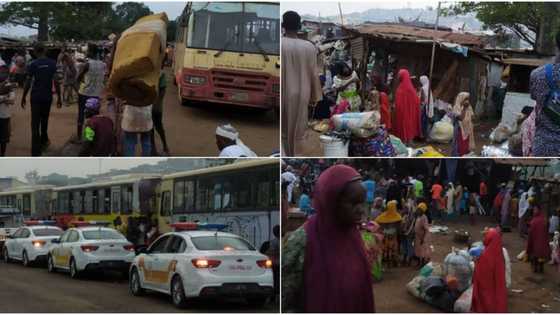 Photos show emotional moment beggars are being evacuated from the streets to resettlement centre in Oyo