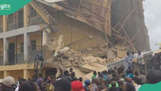 BREAKING: Tragedy as school building collapses on students writing exams in Plateau