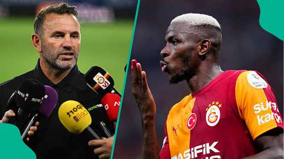 Galatasaray coach reacts after Victor Osimhen scores winner over Goztepe
