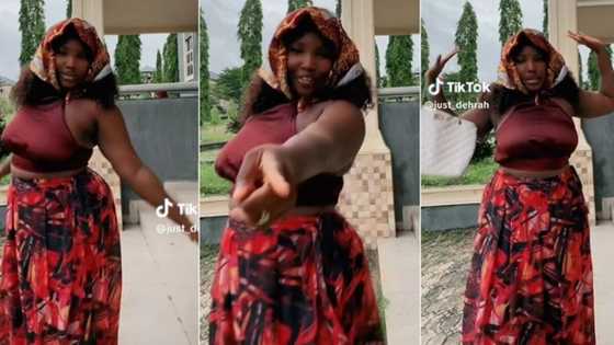 5 years after dad's death, Nigerian lady dances in video, says his money still comes through for her