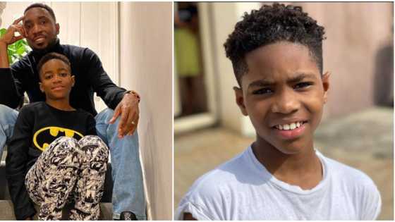 He can sing, loves football, and beats me silly in PS5: Timi Dakolo brags about 10-year-old son's skills