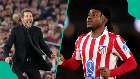Diego Simeone discloses his message to Lookman, Atletico Madrid stars during loss to Barcelona