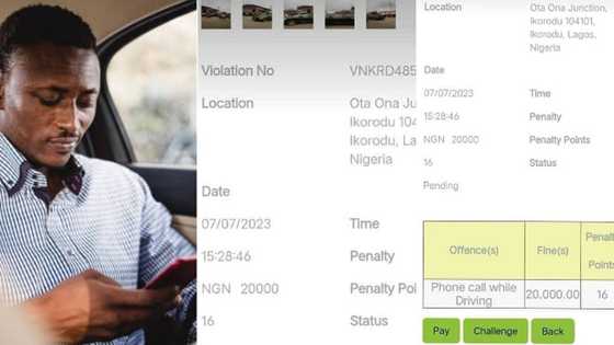 "Compulsory N20k fine": Nigerians in Lagos risk paying huge penalty when caught making calls while driving